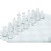 Maxam 33pc Glass Game Board Chess Set
